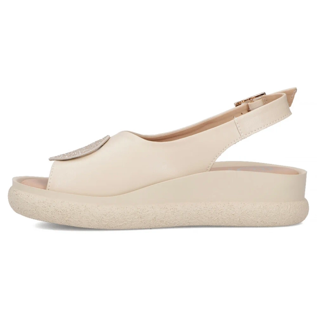 Leather sandals Filippo DS6984/25 BE beige