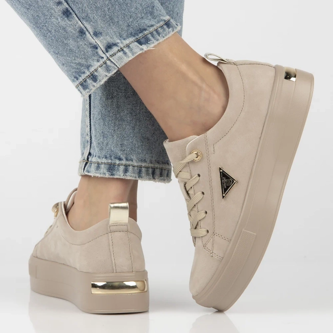 Leather shoes Filippo DP3533/25 BE beige