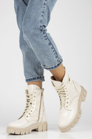 Leather boots Filippo 575 beige