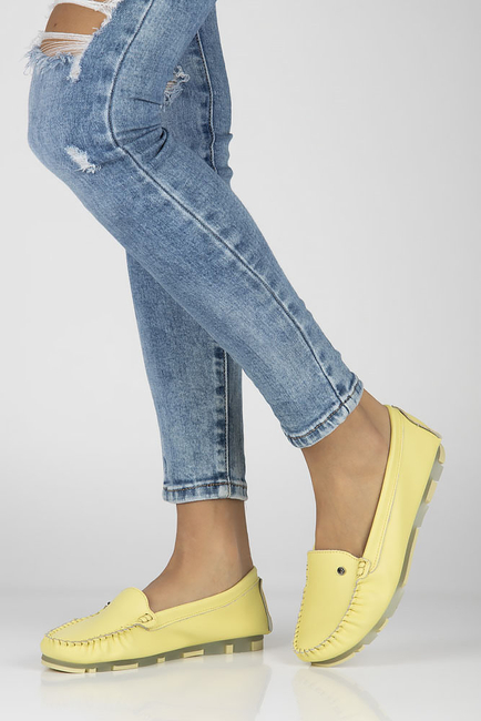 Leather loafers Filippo DP2037/23 YL LI yellow