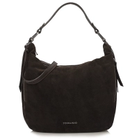 Leather handbag Toscanio G107 dark brown