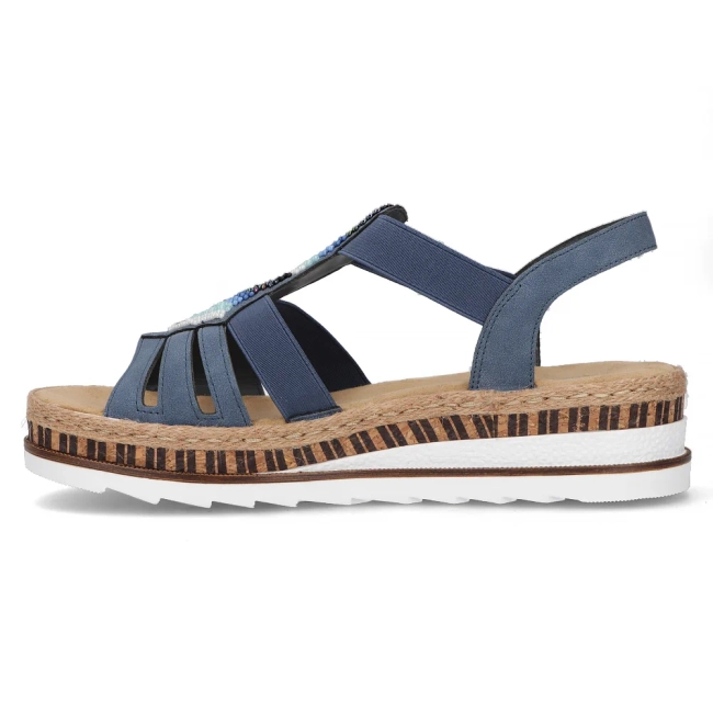 Sandals Rieker V7909-12 blue