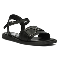Leather sandals Filippo DS3901/22 BK black