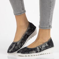 Leather shoes Filippo DP046/18 NV FL navy blue