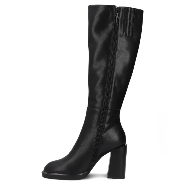 Leather boots Filippo DKZ8011/26 BK black