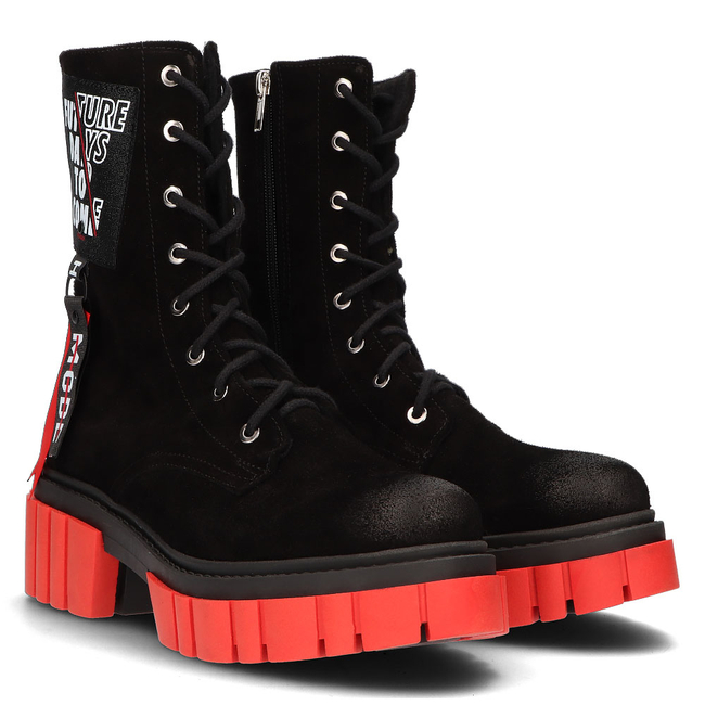 Leather boots Filippo DKO2277 black