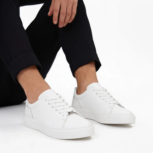 Leather Sneakers Filippo MP7929/26 WH white
