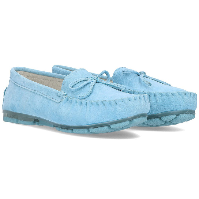 Leather loafers Filippo DP1204/21 BL blue