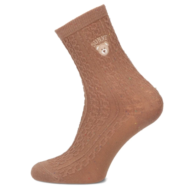 Women's Socks LM18-386 brown