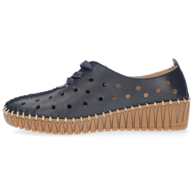 Leather shoes Filippo DP1230/20 NV navy blue