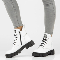 Leather boots Filippo 572s White