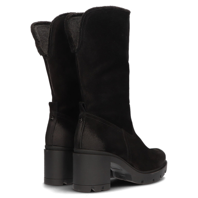 Skórzane kozaki Filippo 70115 czarne