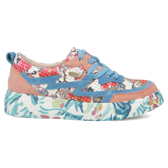 Leather sneakers Laura Vita soleno 06 blue