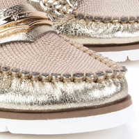 Moccasins Lemar 10051 Krysztalki J.Zł + Roma Beige