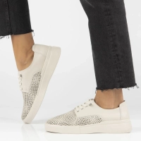 Skórzane półbuty Filippo DP4405/24 BE beżowe