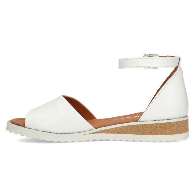 Leather sandals Filippo DS3914/22 WH white