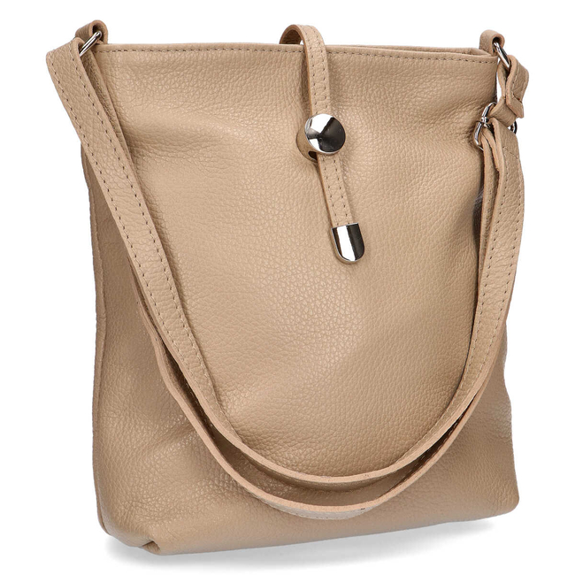 Torebka Filippo skórzana 211209 Beige