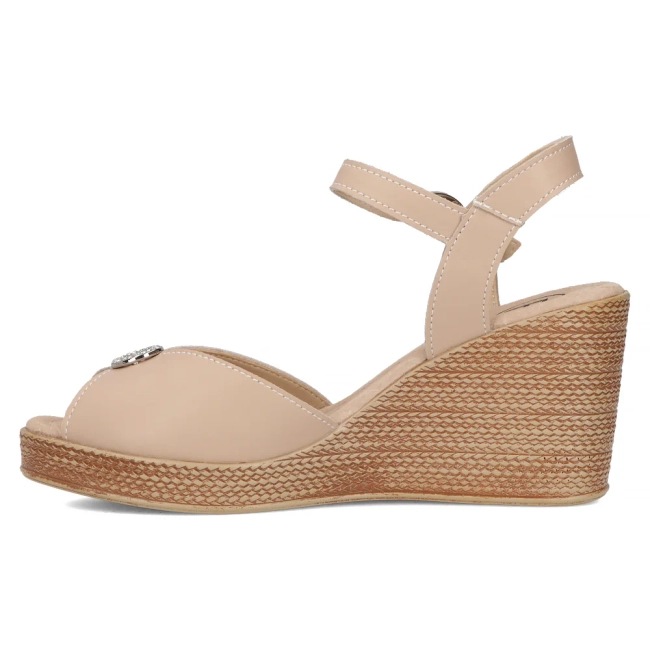 Leather sandals Filippo DS6026/24 BE beige