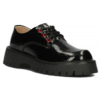 Leather shoes Filippo DP4140/22 BK black
