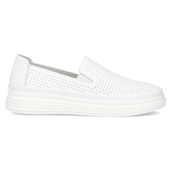 Leather shoes Filippo DP6752/25 WH white