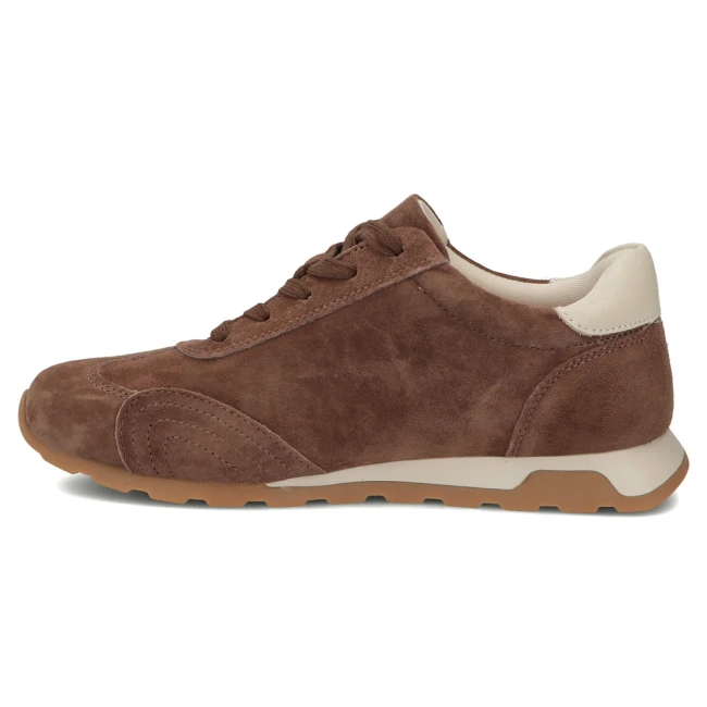 Skórzane sneakersy Filippo DP7962/26 BR brązowe