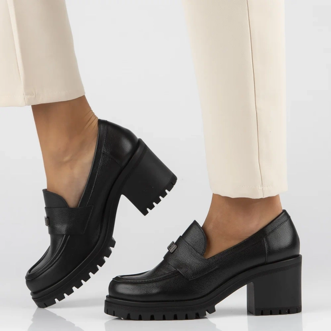 Leather shoes Filippo 20168 black