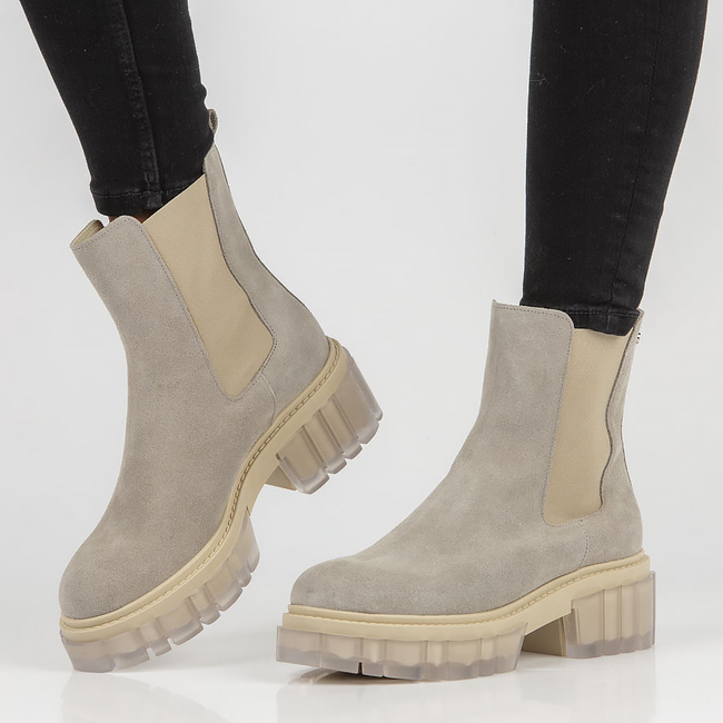 Suede ankle boots Filippo 30328 grey
