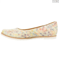 Ballerinas MACIEJKA 02467-04/00-5 white squares 8022793