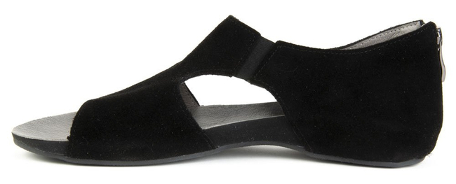 Sandały Filippo 40040 Czarny Welur