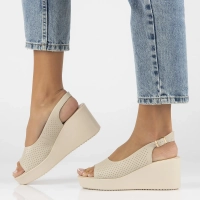 Leather sandals Filippo DS6204/24 BE beige