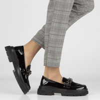 Leather shoes Filippo DP4564/23 BK black