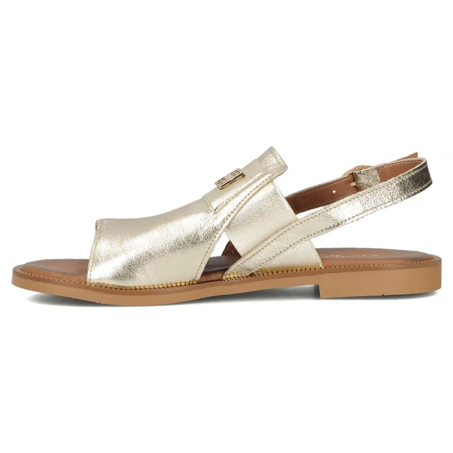 Leather sandals Filippo 40385 gold