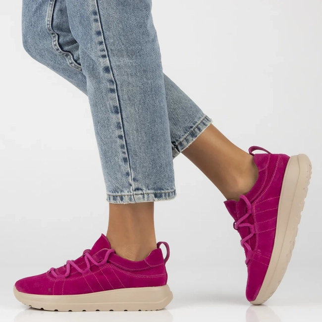 Leather sneakers Filippo DP6706/25 FH pink