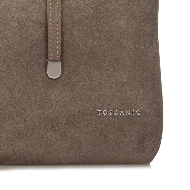 Leather handbag Toscanio A88 beige