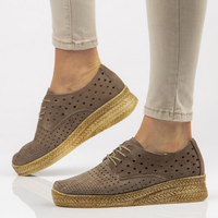 Leather shoes Filippo DP2162/21 SD brown