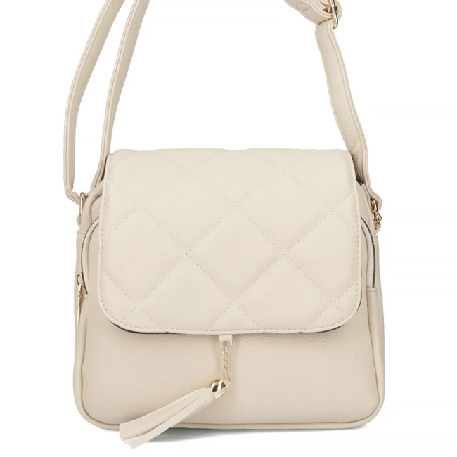 Beige handbag tessa quilted