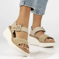 Sandals Rieker 69176-62 beige