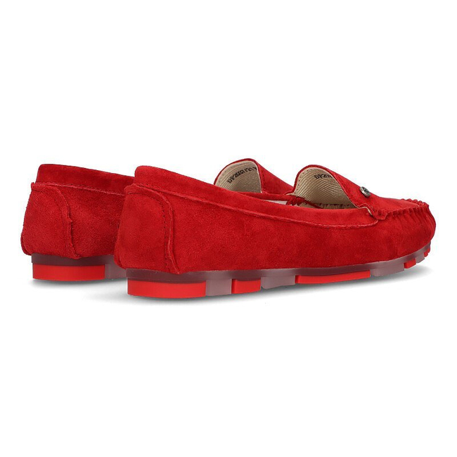 Leather loafers Filippo DP2037/21 RD red