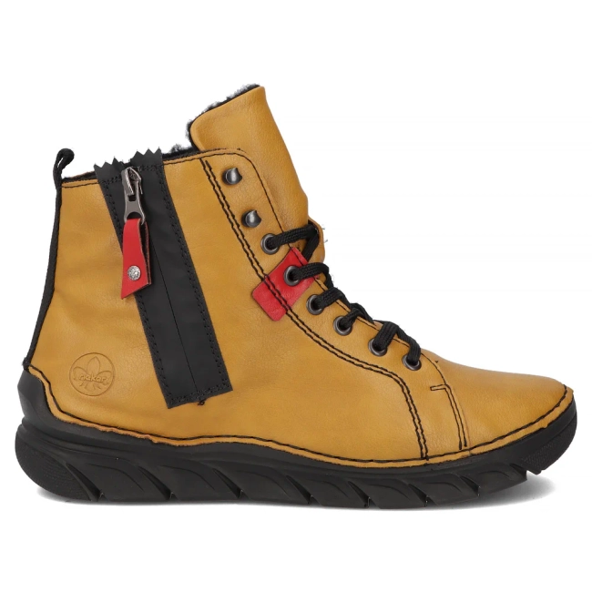 Ankle boots Rieker 55024-68 yellow