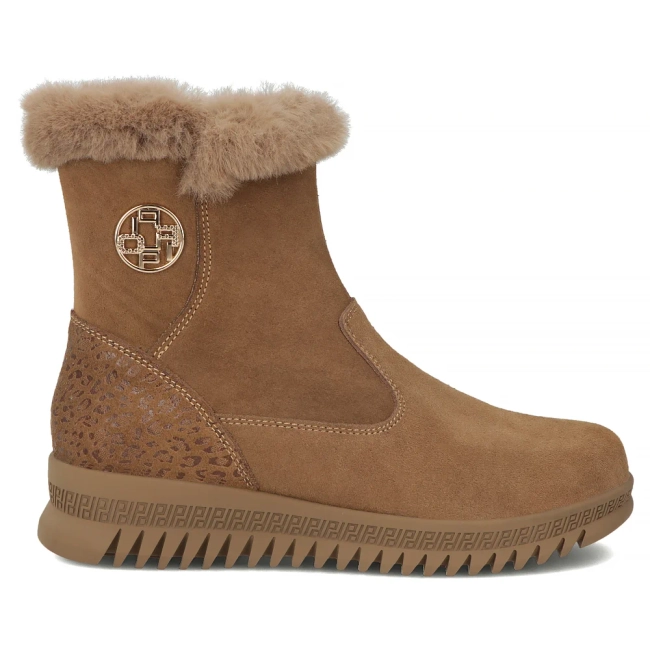 Leather ankle boots Filippo DBT7271/25 BR brown