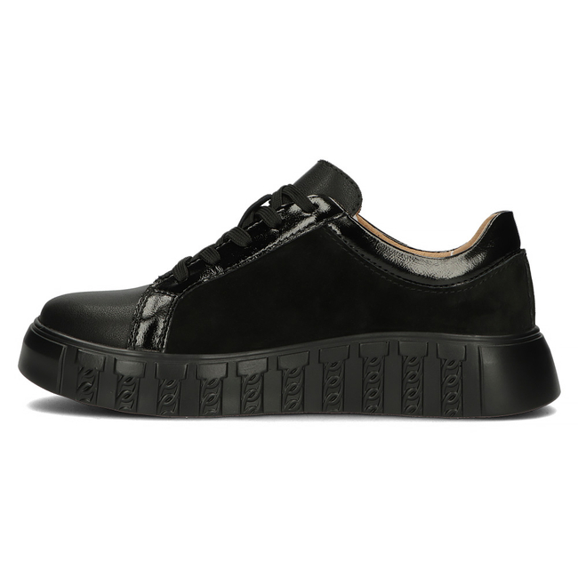 Leather shoes Filippo DP4587/23 BK black