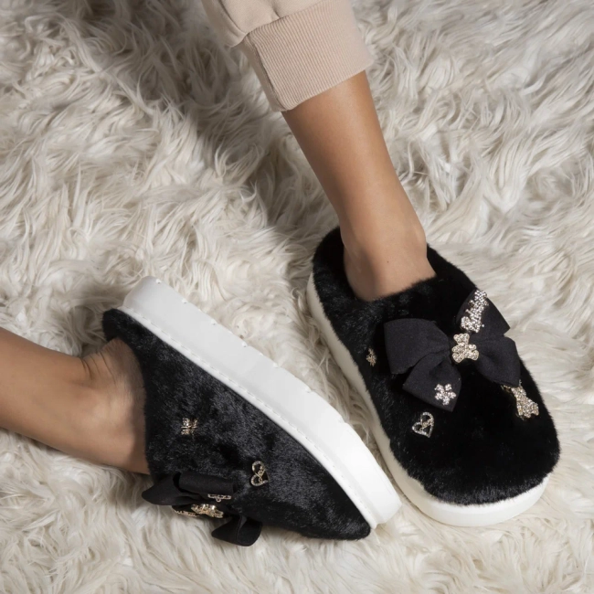 Slippers Filippo DK7480/25 BK black