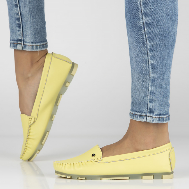 Leather loafers Filippo DP2037/23 YL LI yellow