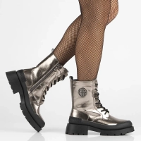 Leather boots Filippo DBT6482/24 GN gun metal