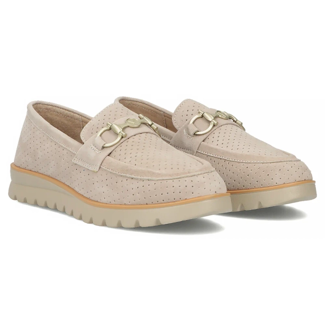Leather shoes Filippo DP6851/25 BE beige