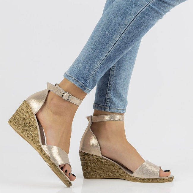 Leather sandals Filippo DS2137/21 GO gold