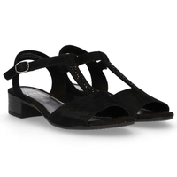 Sandały Jana 8-28253-24 019 Black Suede