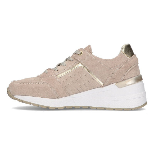 Leather sneakers Filippo DP2003/22 BE beige