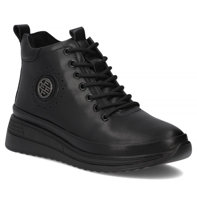 Leather ankle boots Filippo DBT4215/25 BK BK black