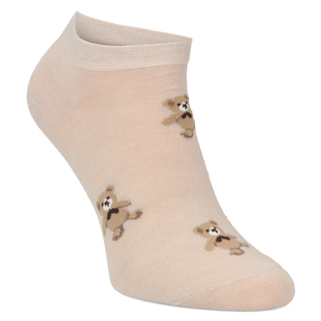Women's Socks BL4011-7 beige teddy